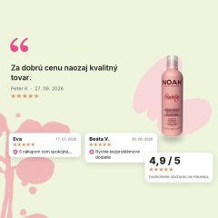 Šampón pre objem kučeravých vlasov Noah 250ml, hodnotenia zákazníkov