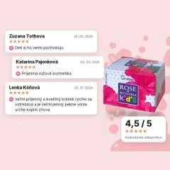 Krém pre deti z ružovej vody Rose of Bulgaria 75 ml, hodnotenia zákazníkov