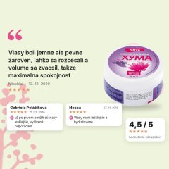 Huma maska na vlasy 250ml, hodnotenia zákazníkov