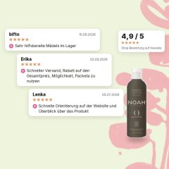 Shampoo für Volumen für feines Haar Grapefruit und grüner Tee Noah 250ml, Kundenbewertungen Shampoo für Volumen für feines Haar Grapefruit und grüner Tee Noah 250ml, Kundenbewertungen