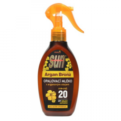 SUN Argan oil opaľovacie mlieko SPF 20 s arganovým olejom Vivaco 200 ml