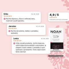 Krémová farba na vlasy fialovo-hnedá Noah 140ml, hodnotenia zákazníkov