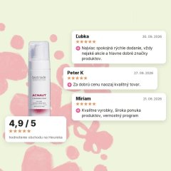 Čistiaca pena pre mastnú a problematickú pleť Acnaut Biotrade 150ml, hodnotenia zákazníkov Čistiaca pena pre mastnú a problematickú pleť Acnaut Biotrade 150ml, hodnotenia zákazníkov