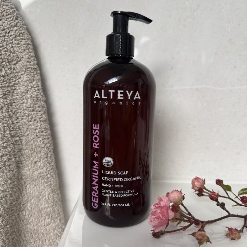 Liquid soap Muscat and Rose Alteya Organics 500 ml