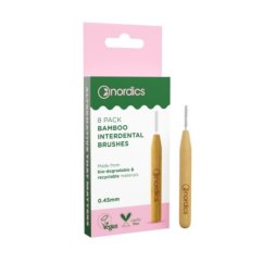 Bambusowe szczoteczki międzyzębowe 0,45 mm NORDICS 8 szt. Bambusowe szczoteczki międzyzębowe 0,45 mm NORDICS 8 szt.
