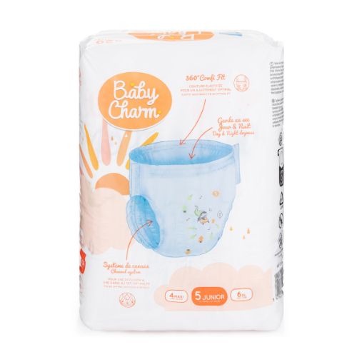 Dětské plenkové kalhotky Super Dry Flex Junior PANT 12-17kg BabyCharm 20ks