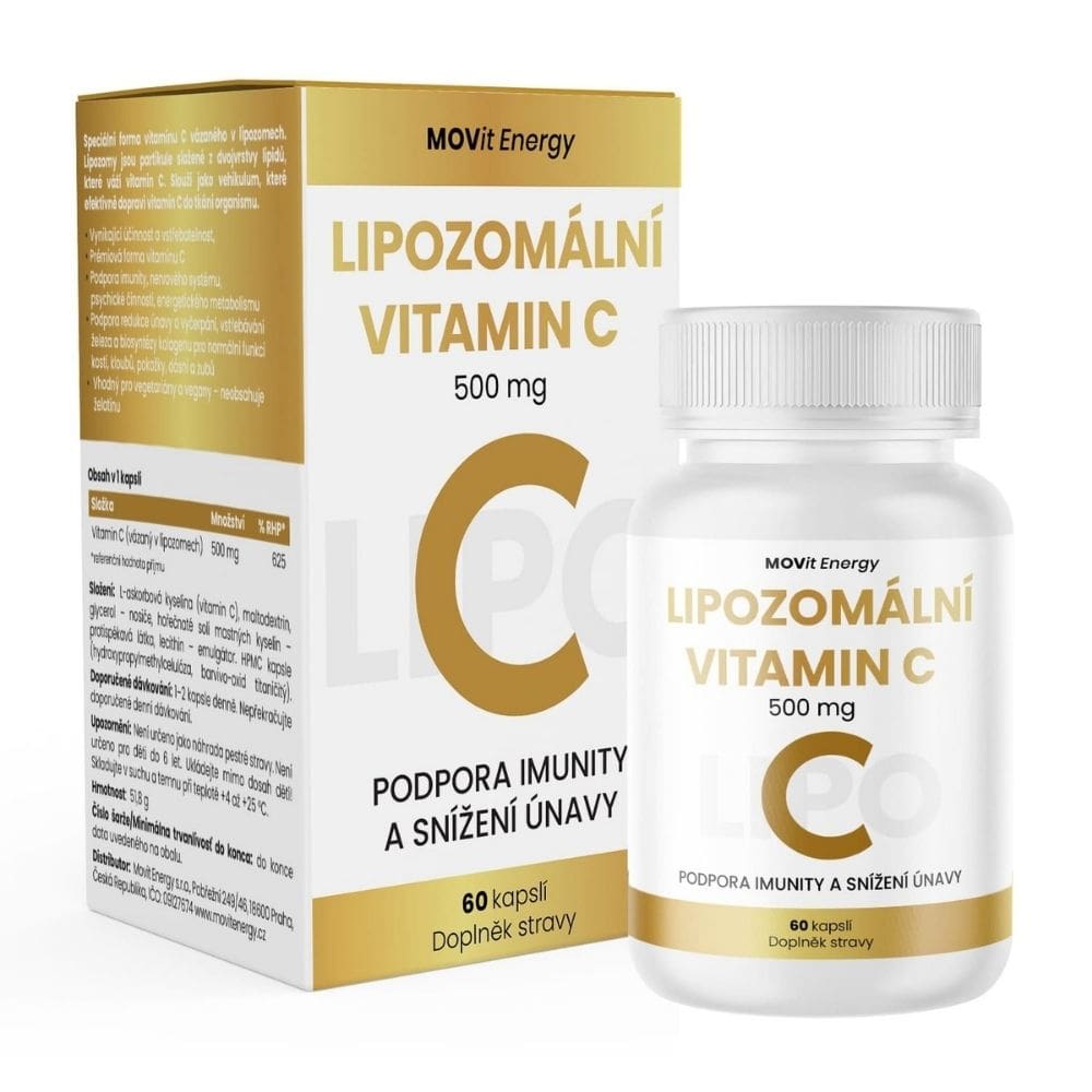 Lipozomálny Vitamín C 500 Mg Movit Energy 60 Kapsúl Bioruza Sk