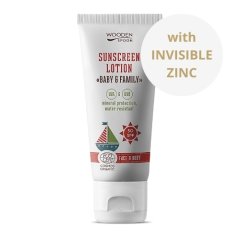 Opalovací tělové mléko v tubě Baby & Family SPF 50 Wooden Spoon 100ml Opalovací tělové mléko v tubě Baby & Family SPF 50 Wooden Spoon 100ml