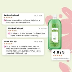 Šampón na mastné vlasy Žihľava Aroma 900ml po exspirácií, hodnotenia zákazníkov