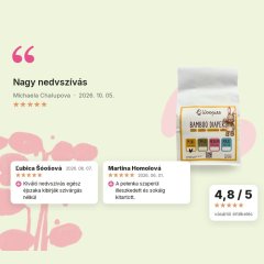 Öko babapelenka Wooden Spoon Woopies MINI 3 db minta, vásárlói értékelések Öko babapelenka Wooden Spoon Woopies MINI 3 db minta, vásárlói értékelések
