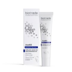 Ochranný pleťový krém s 14 % kyselinou azelaovou a 6 % niacínamidom AZE B3 Barrier Protect Biotrade 30ml