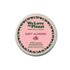 Prírodný krémový dezodorant Soft Almond Sensitive We love the planet 35g Prírodný krémový dezodorant Soft Almond Sensitive We love the planet 35g