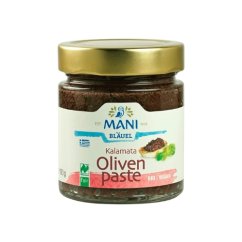 Pasta z oliv Kalamata organická certifikovaná Naturland Fair MANI 180g