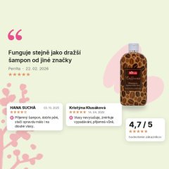 Šampón kofeín 200ml, hodnotenia zákazníkov