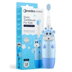 Szczoteczka soniczna dla dzieci Niebieska Żyrafa 1-8 lat Nordics Oral Care