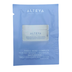 Hautmaske zur Hauterneuerung Rose Hydrobiome Alteya Organics 3ml Probe