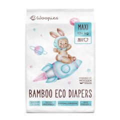 Dětské bambusové EKO pleny MAXI (12+kg) Wooden Spoon 28ks