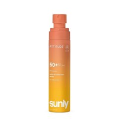 Minerálny opaľovací krém v spreji ATTITUDE Sunly SPF 50+ s vôňou tropického kokosu 75 ml