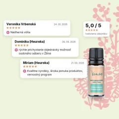 Aromaterapeutická zmes esenciálnych olejov Čistenie vzduchu Venoc 10ml, hodnotenia zákazníkov