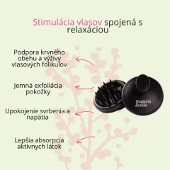 Masážna kefa na pokožku hlavy Nuggela & Sulé