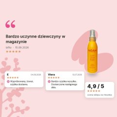 Rozjaśniający i odżywczy spray z witaminą B5 Noah 125ml, opinie klientów Rozjaśniający i odżywczy spray z witaminą B5 Noah 125ml, opinie klientów