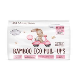 Woopies detské EKO plienkové nohavičky (9-14kg) Pull-ups Wooden Spoon Medium 30ks Woopies detské EKO plienkové nohavičky (9-14kg) Pull-ups Wooden Spoon Medium 30ks