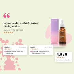 Širokospektrálne rozjasňujúce sérum Luminous Rose Alteya Organics 30ml, hodnotenia zákazníkov