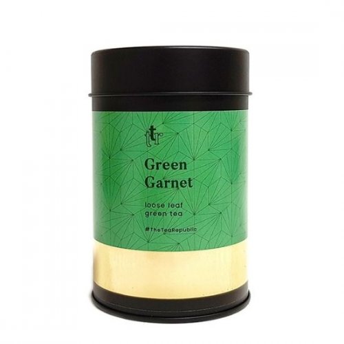 Herbata sypana Green Garnet w puszce The Tea Republic 75g