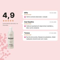 Šampón na vyrovnanie vlasov Vanilka Noah 250ml, hodnotenia zákazníkov Šampón na vyrovnanie vlasov Vanilka Noah 250ml, hodnotenia zákazníkov