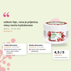 Maska na farbené vlasy Granátové jablko Aroma 450 ml, hodnotenia zákazníkov
