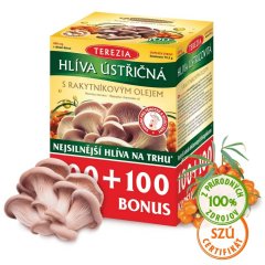 Hliva ustricovitá s rakytníkovým olejom TEREZIA 100 + 100 kapsúl Hliva ustricovitá s rakytníkovým olejom TEREZIA 100 + 100 kapsúl