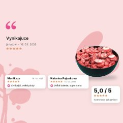 Brusnice lyofilizované - kľukva veľkoplodá Emerosa, hodnotenia zákazníkov Brusnice lyofilizované - kľukva veľkoplodá Emerosa, hodnotenia zákazníkov