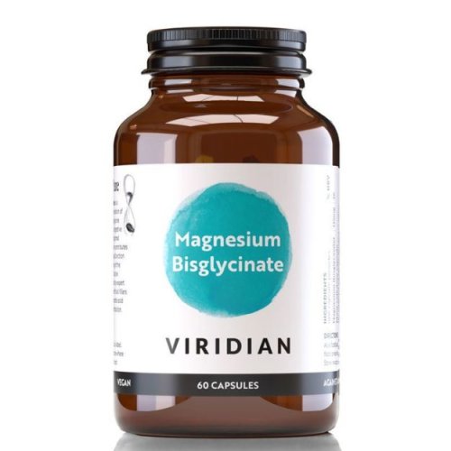 Bisglicynian magnezu Viridian 60 kapsułek