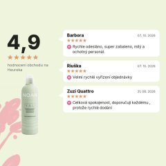 Šampon na vlasy s kyselinou hyaluronovou Noah 250ml, hodnocení zákazníků Šampon na vlasy s kyselinou hyaluronovou Noah 250ml, hodnocení zákazníků