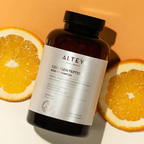 Peptydy kolagenowe z kompleksem olejku różanego Alteya Organics 120 kapsułek