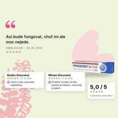 Zubná pasta Stop Parodont Active 75 ml, hodnotenia zákazníkov
