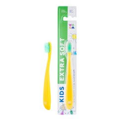 Szczoteczka do zębów dla dzieci extrasoft WOOM 1 szt. Szczoteczka do zębów dla dzieci extrasoft WOOM 1 szt.