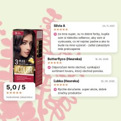 Farba na vlasy - tmavá hnedá č. 26 Aroma Color, hodnotenia zákazníkov