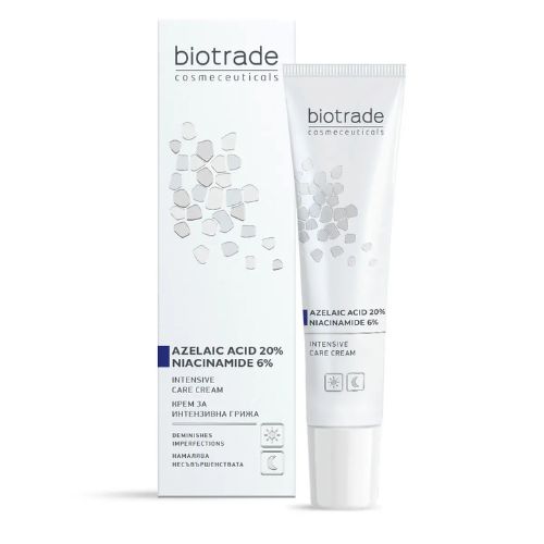 Krém na intenzívnu starostlivosť s 20% kyselinou azelaovou a 6% niacínamidom Biotrade 50ml