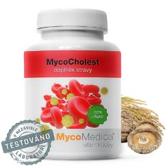 MycoCholest w optymalnym stężeniu MycoMedica 120 kapsułek ziołowych