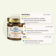 Středomořská směs v olivovém oleji organická MANI 190g