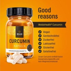 Kurkumin s piperinem Woldo 120 kapslí