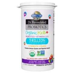 Dr. Formulated Probiotyki dla dzieci do żucia o smaku owoców leśnych i wiśni Garden of Life 30 szt.