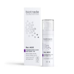 Rozjasňujúce pleťové sérum s 5% kyselinou tranexámovou, 5% niacínamidom a peptidmi Age Brightening Biotrade 30ml