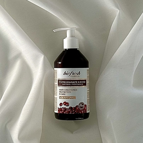Ochranný kondicionér na vlasy s panthenolem a B5 Pomegranate & Rose 250ml