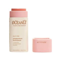 Tuhá krémová tvářenka ATTITUDE Oceanly - Silky Pink 8,5g