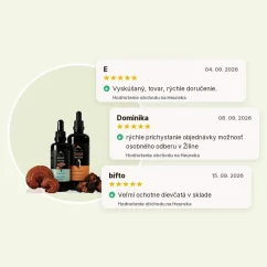 Jarný protokol: Reishi tinktúra 50ml a Chaga tinktúra 100ml Hrotlife, hodnotenia obchodu