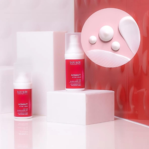 Aktive Creme für fettige und problematische Haut Acnaut Biotrade 30ml