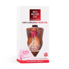 Organický bulharský ružový olej 100% Bio rose oil of Bulgaria 1,2 ml 2
