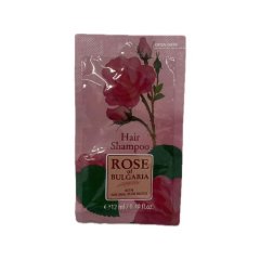 Šampon na vlasy z růžové vody Rose of Bulgaria 12 ml vzorek